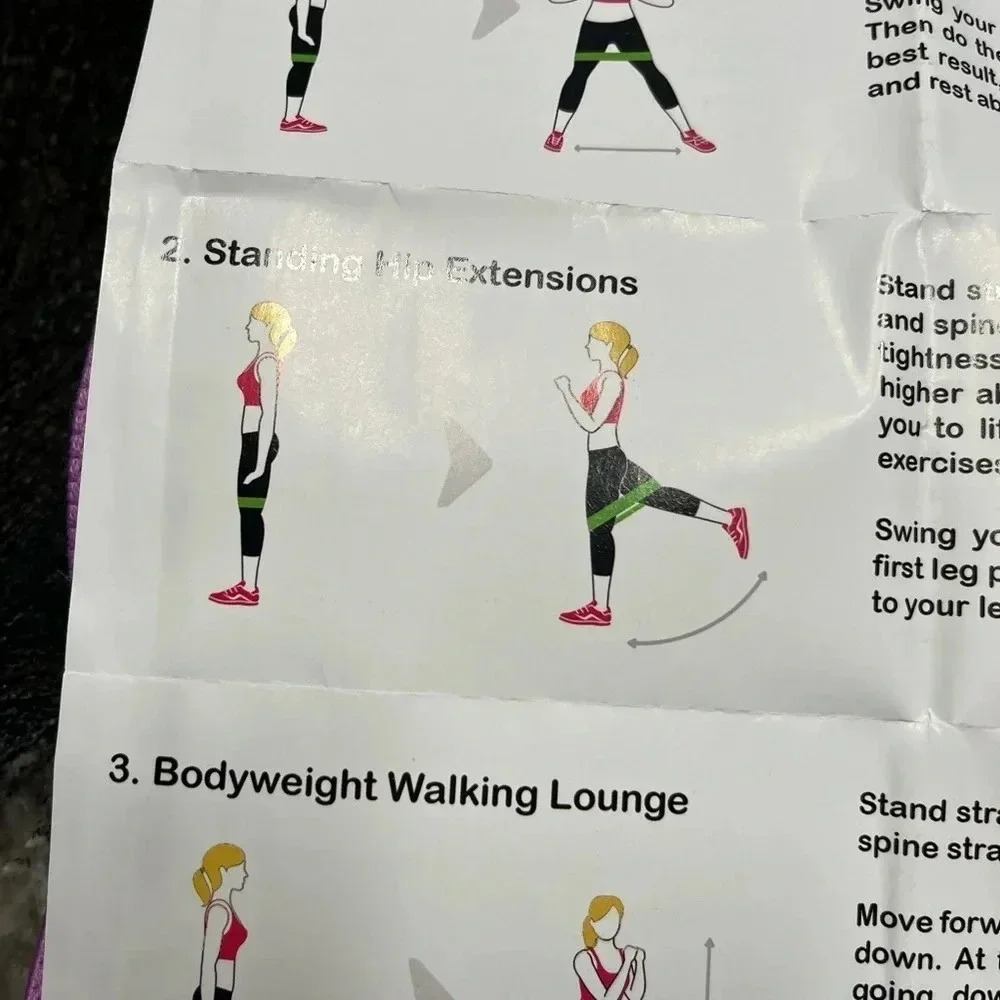 NEW Booty Bands with Carry bag  Fit Lady Resistance Set of 3 Bands NWT NEW - Picture 11 of 11